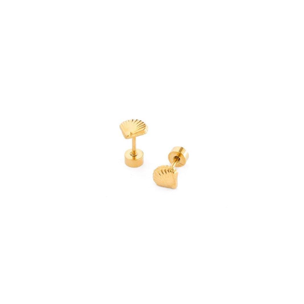Seashell Stud Earrings image number 3