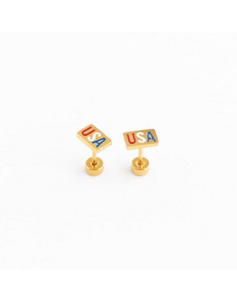 USA Stud Earrings