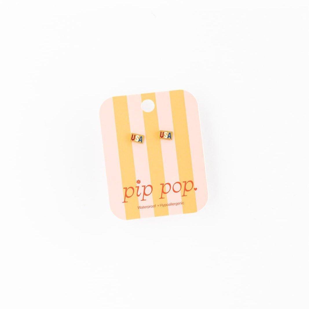 USA Stud Earrings image number 2