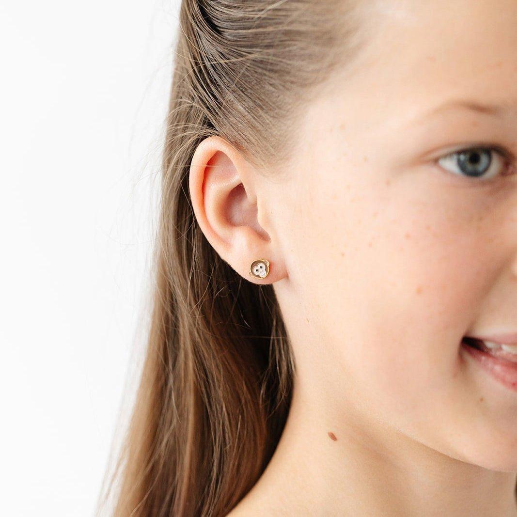 Monkey Stud Earrings image number 3