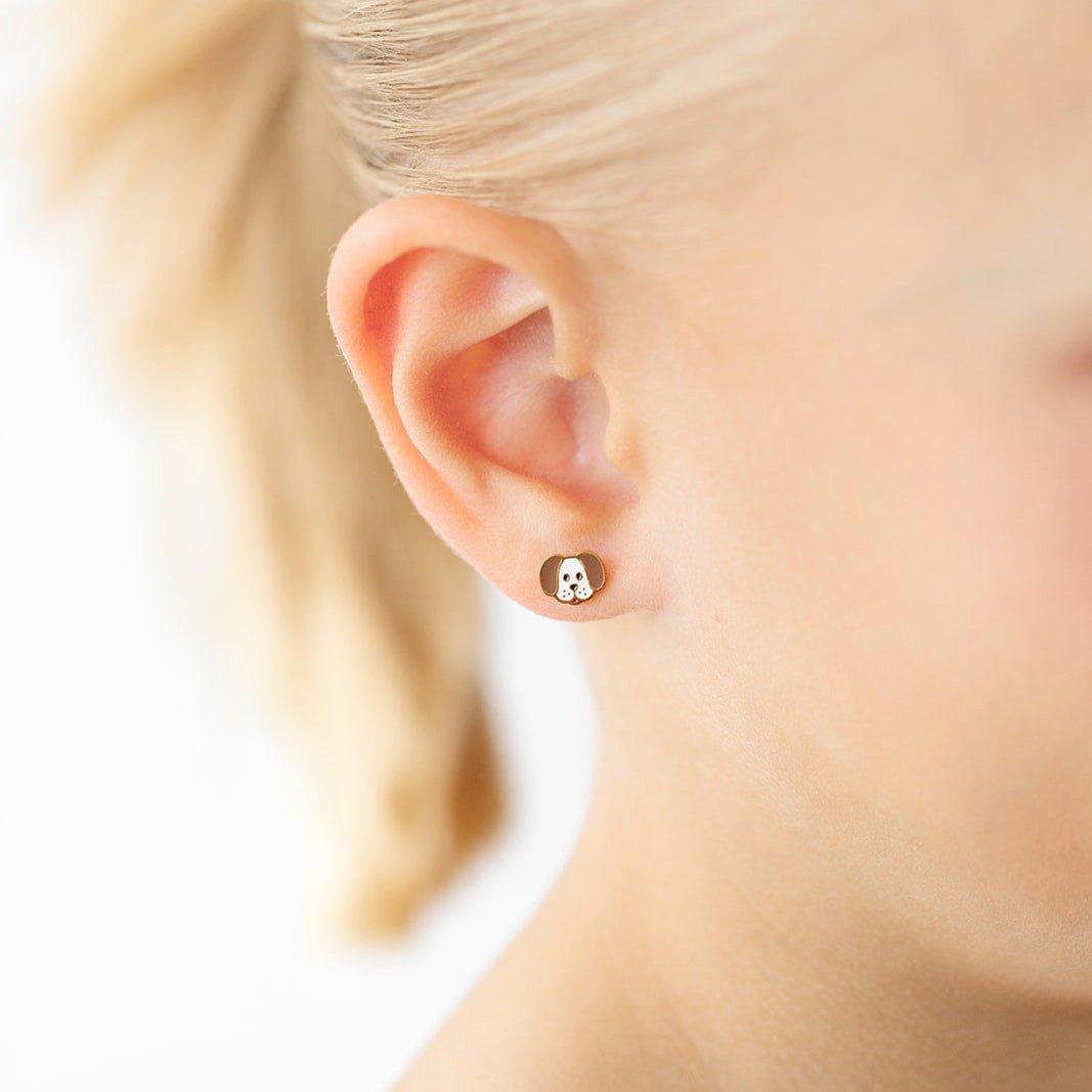 Dog Stud Earrings image number 1