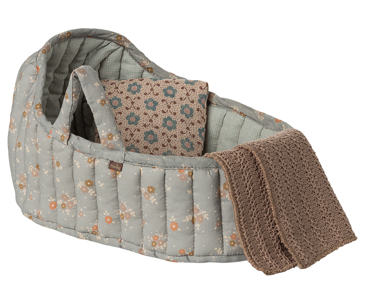Large Blue Carry Cot