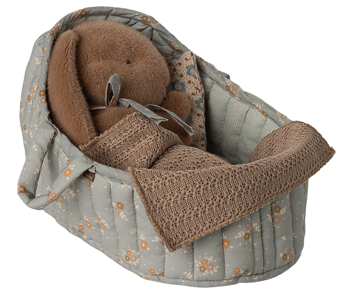 Large Blue Carry Cot image number 3