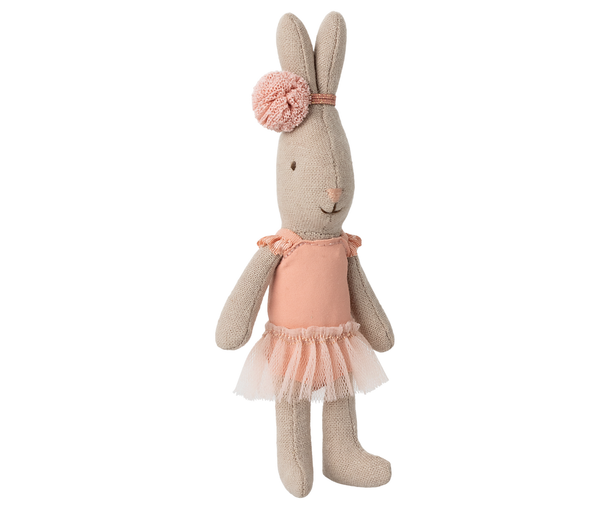 Micro Rabbit in Rose Ballet Suit & Skirt