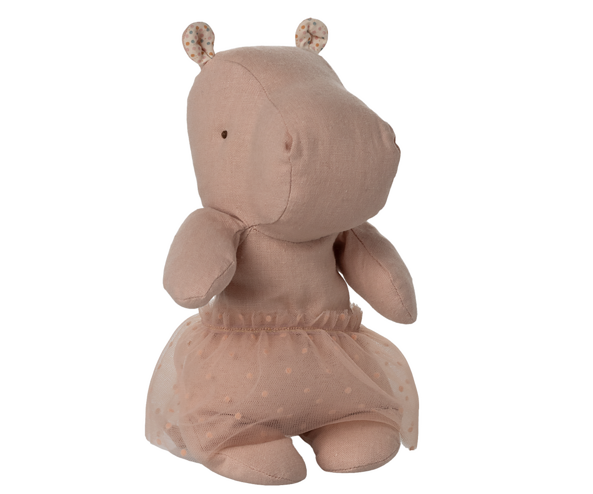 Soft Rose Hippo with Skirt, Small image number 2