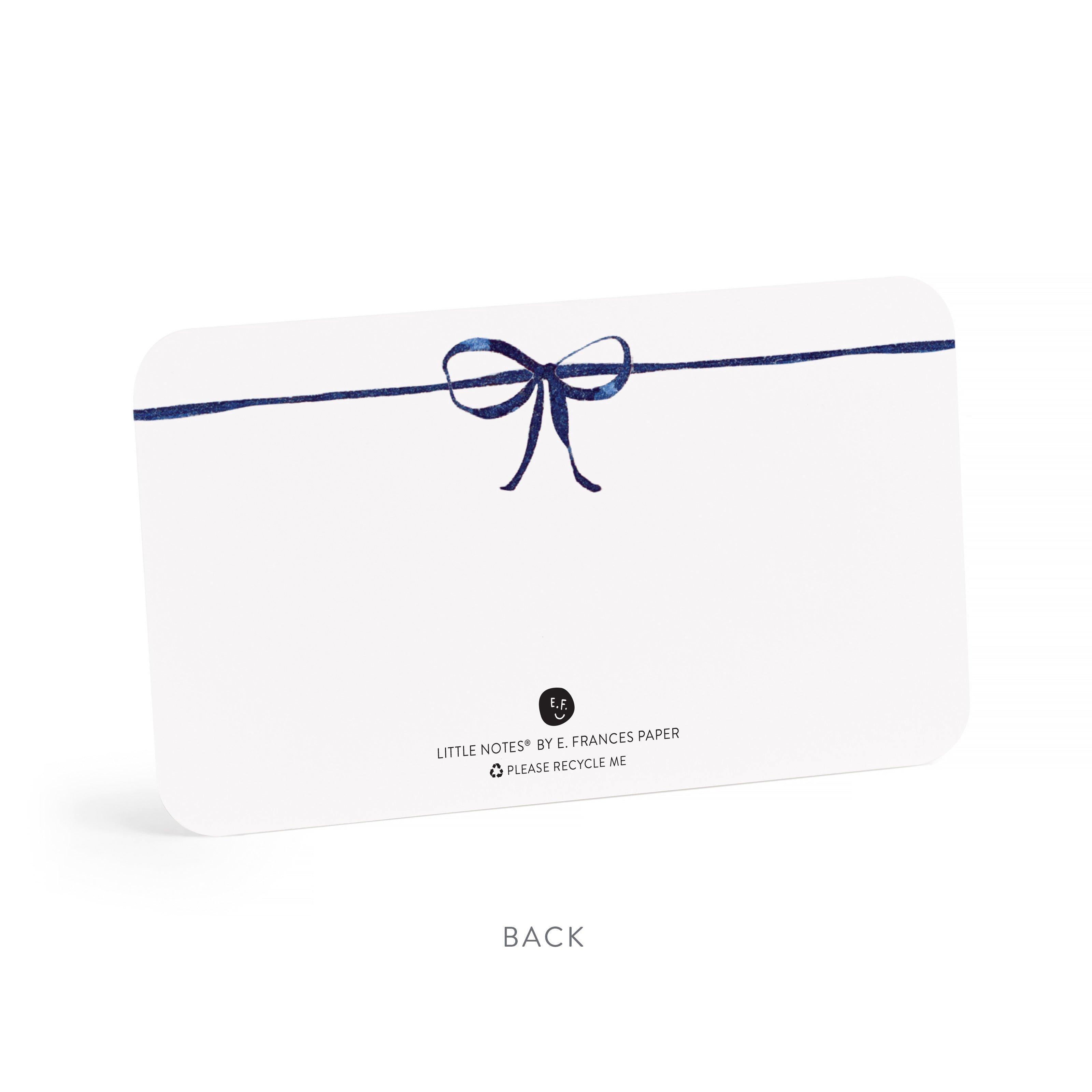 Navy Bow Little Notes® image number 1