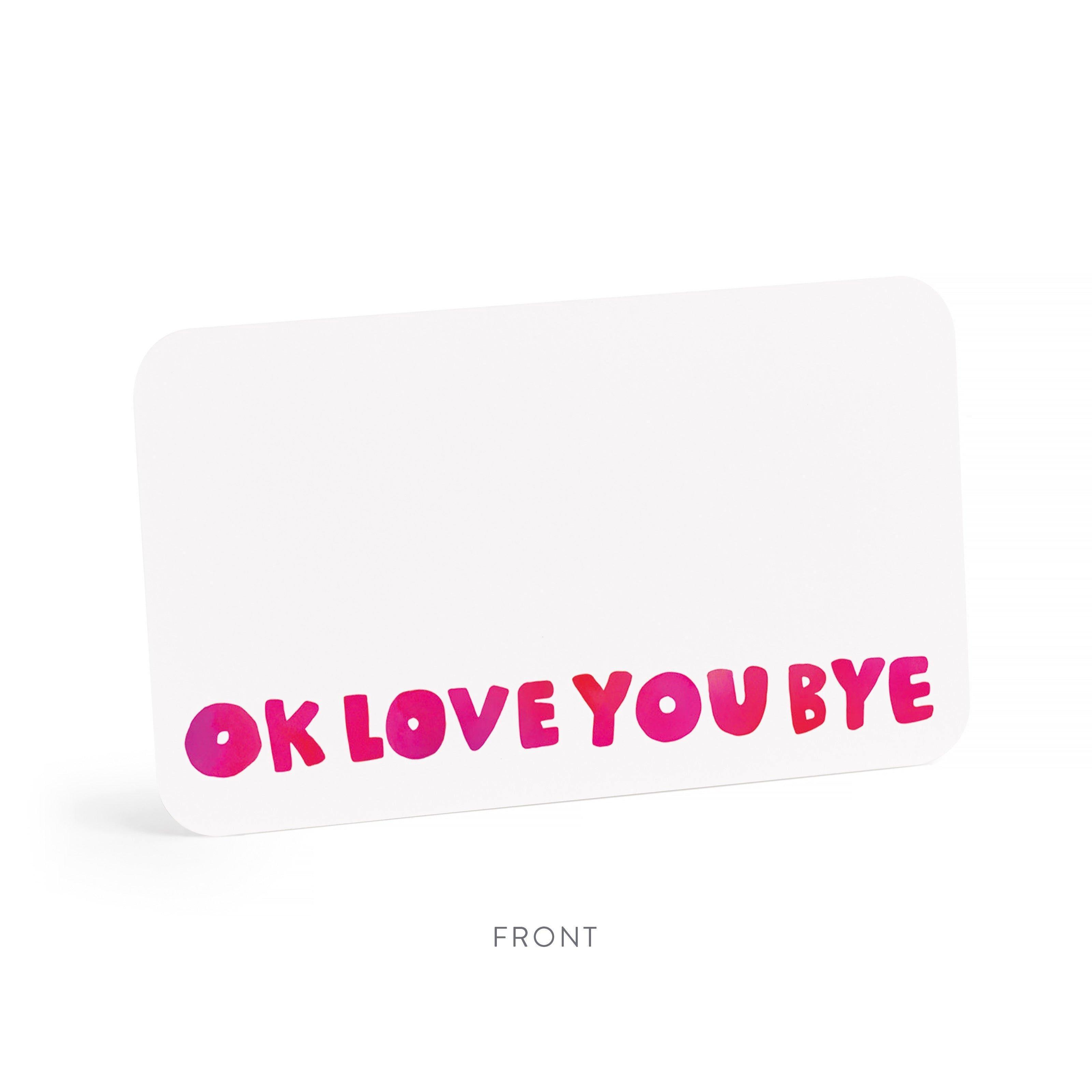 OKLOVEYOUBYE Little Notes® image number 2