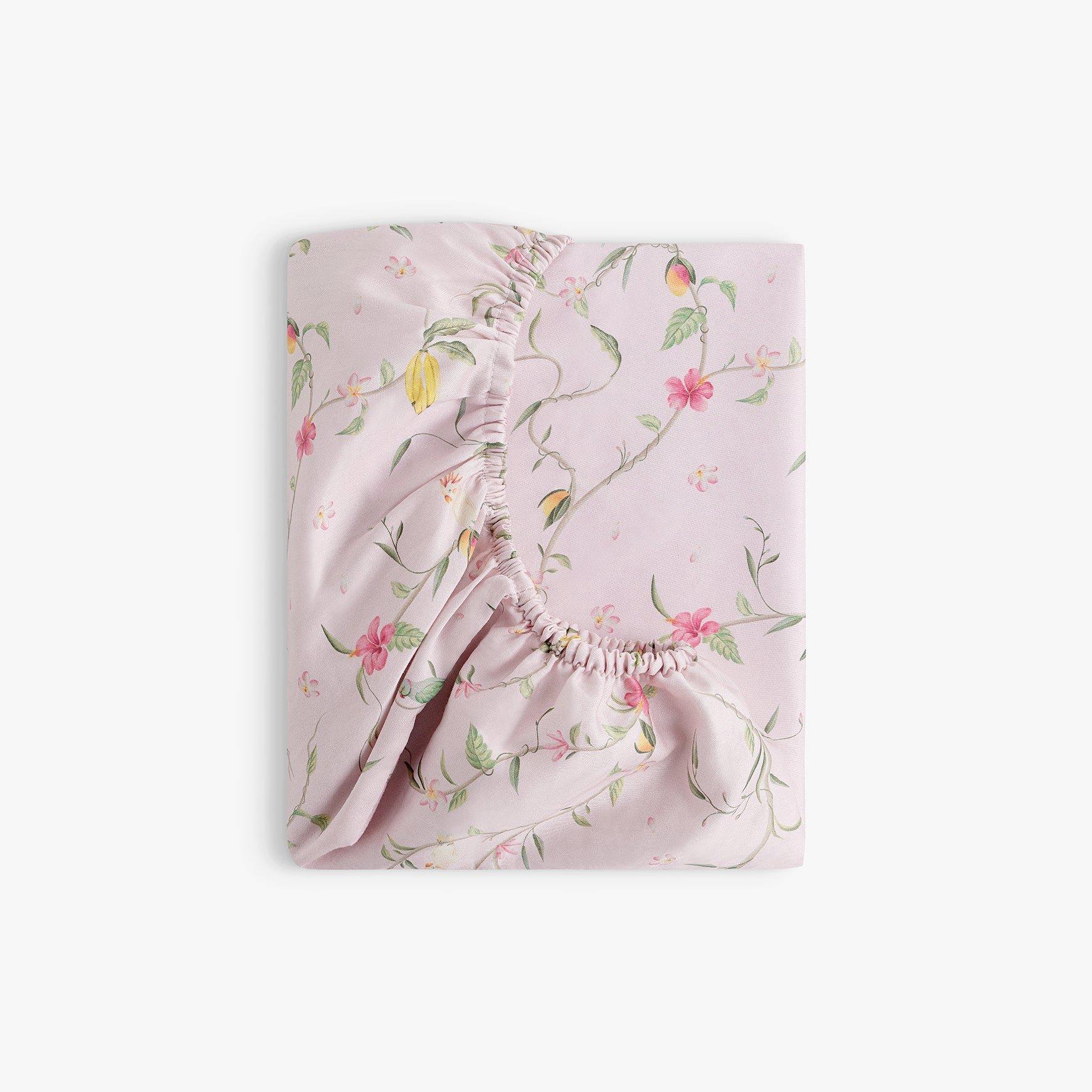 Dreaming of Paradise Crib Sheet- Ivory image number 1