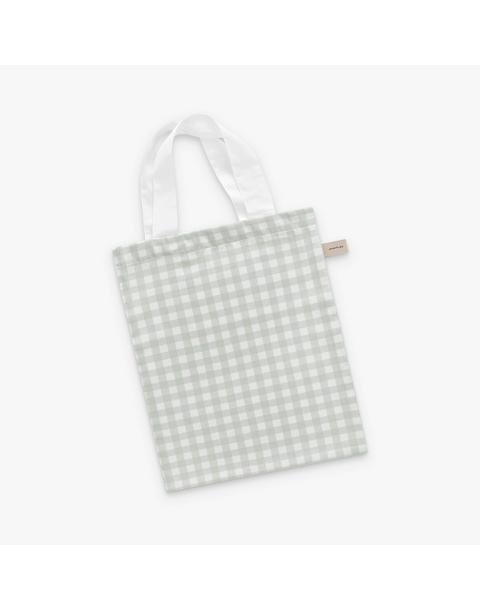 Picnic Gingham Crib Sheet- Green