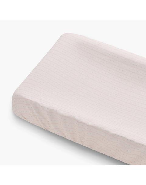 Petal Scallops Changing Pad Cover- Pink
