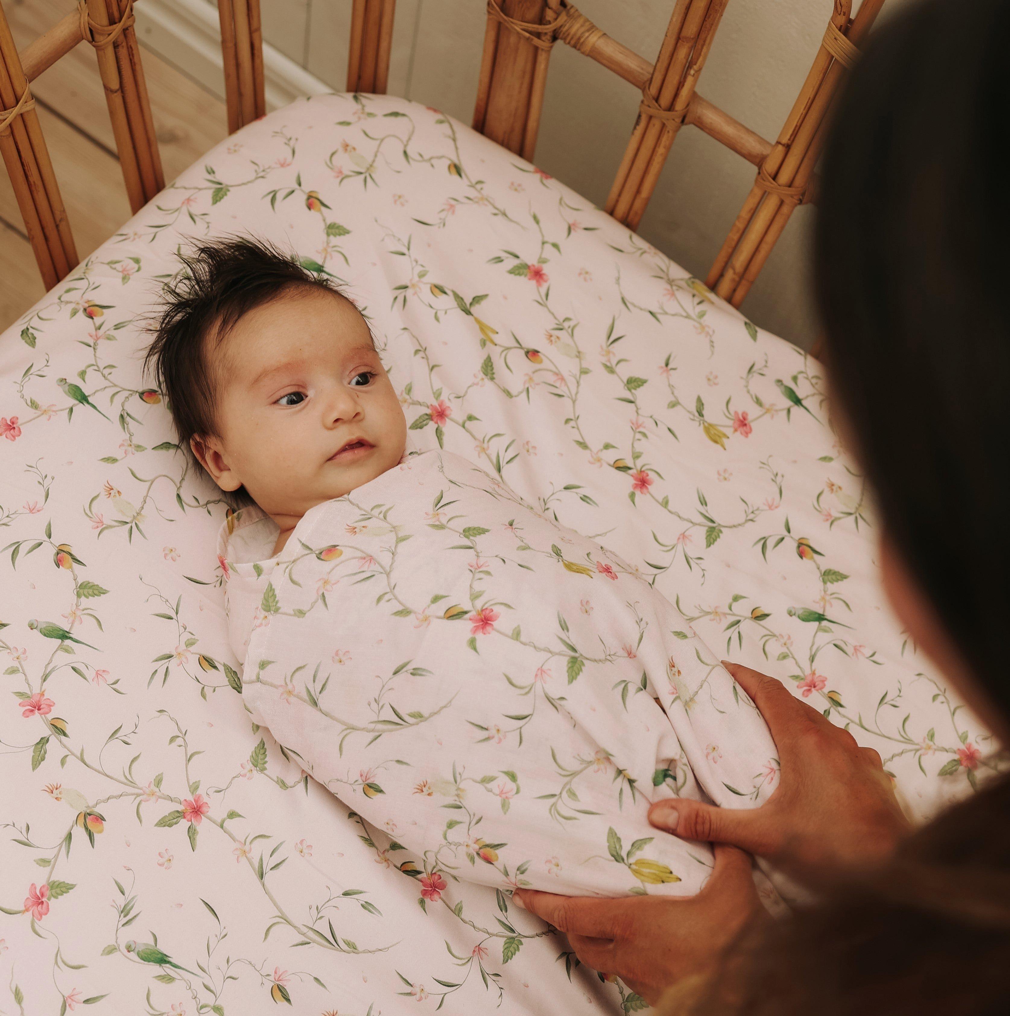 Dreaming of Paradise Swaddle- Ivory image number 3
