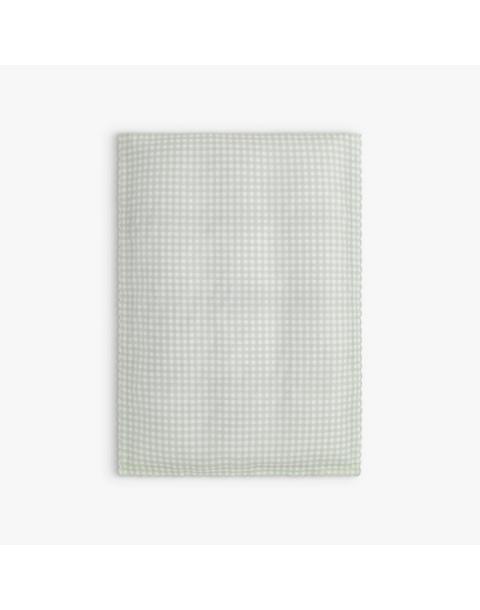 Picnic Gingham Baby Duvet Set- Green