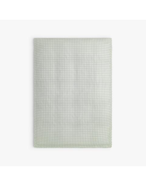 Picnic Gingham Toddler Duvet Set- Green