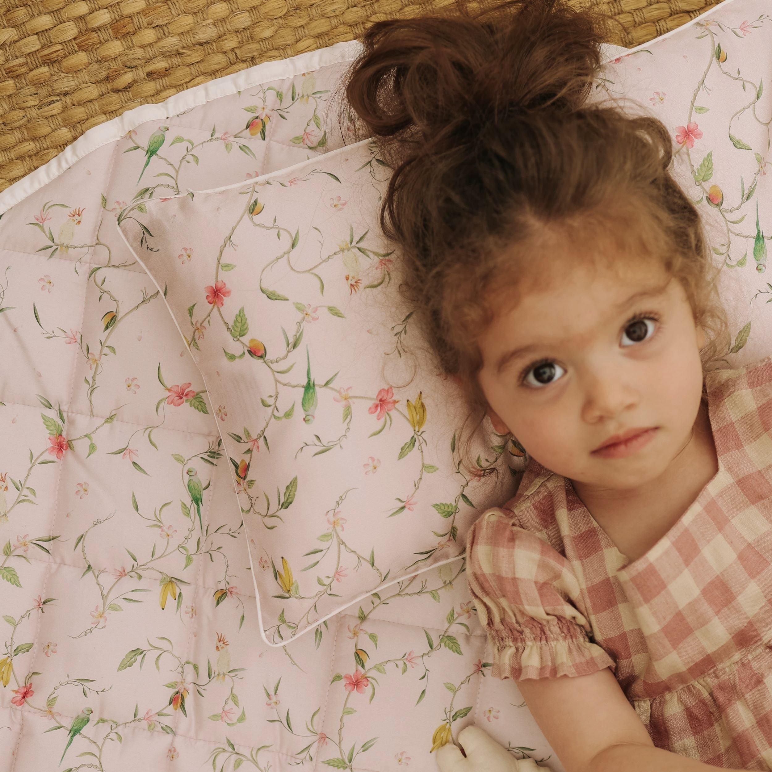 Dreaming of Paradise Toddler Pillow Set- Ivory image number 4