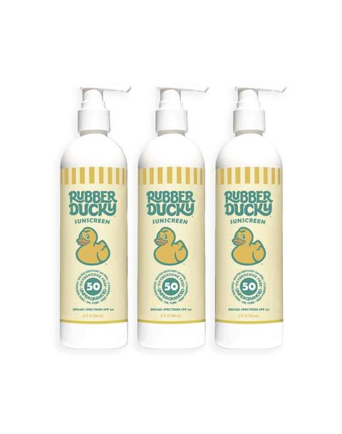 SPF 50 Sunscreen Lotion, 12oz Pump (3 Pack)