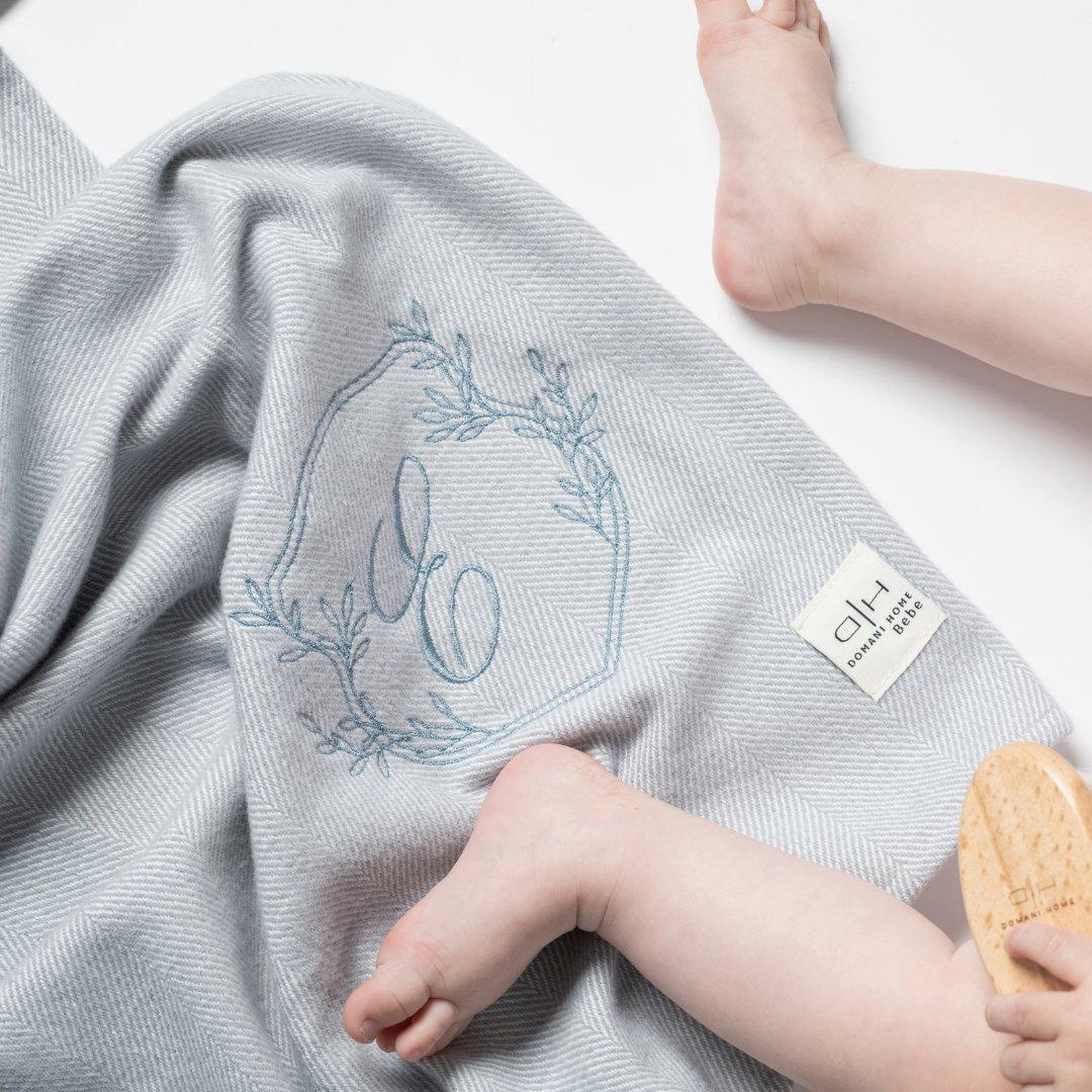 Chevron Cadet Baby Blanket image number 2