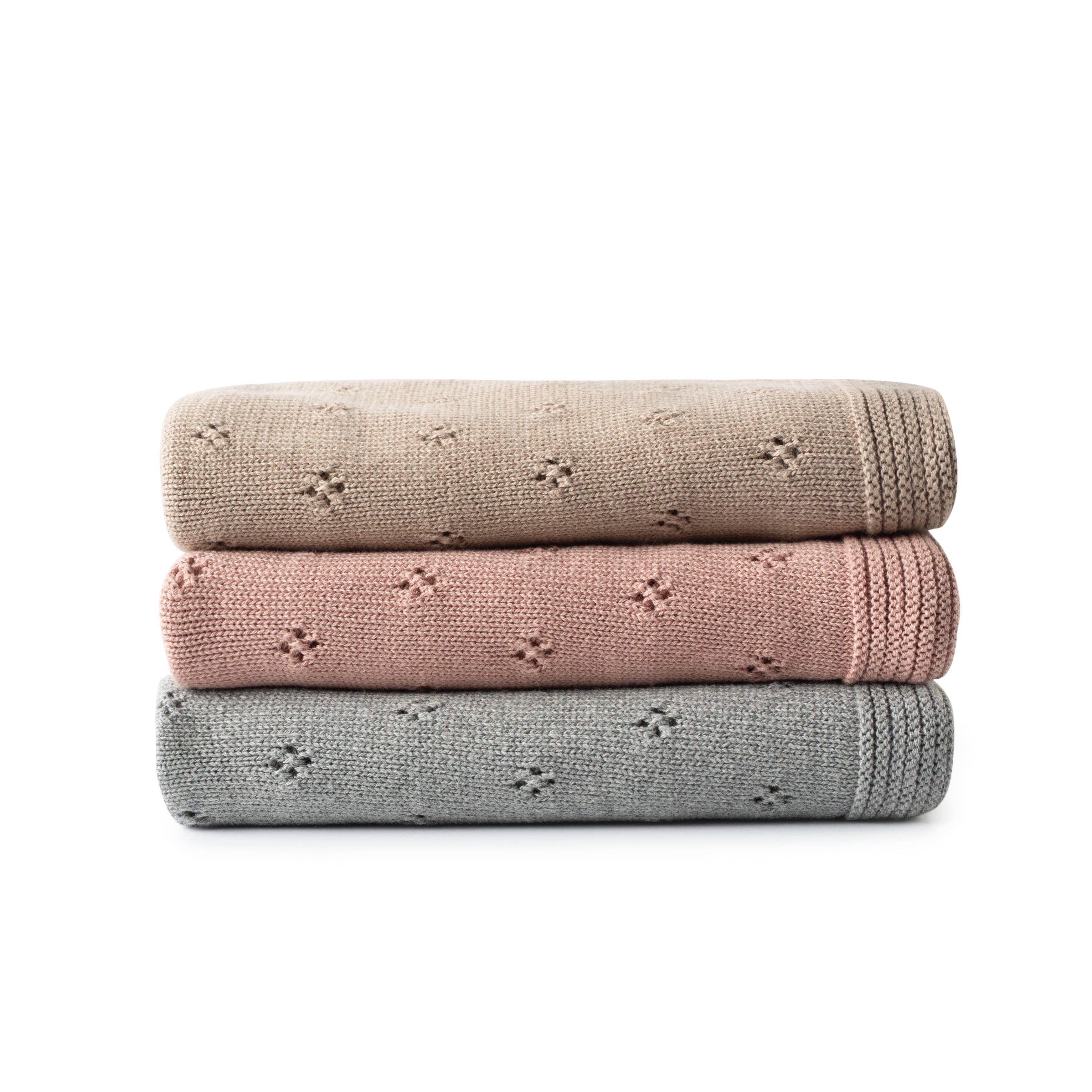 Flower Pink Baby Blanket image number 3