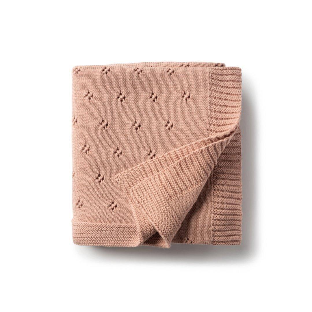 Flower Pink Baby Blanket image number 1