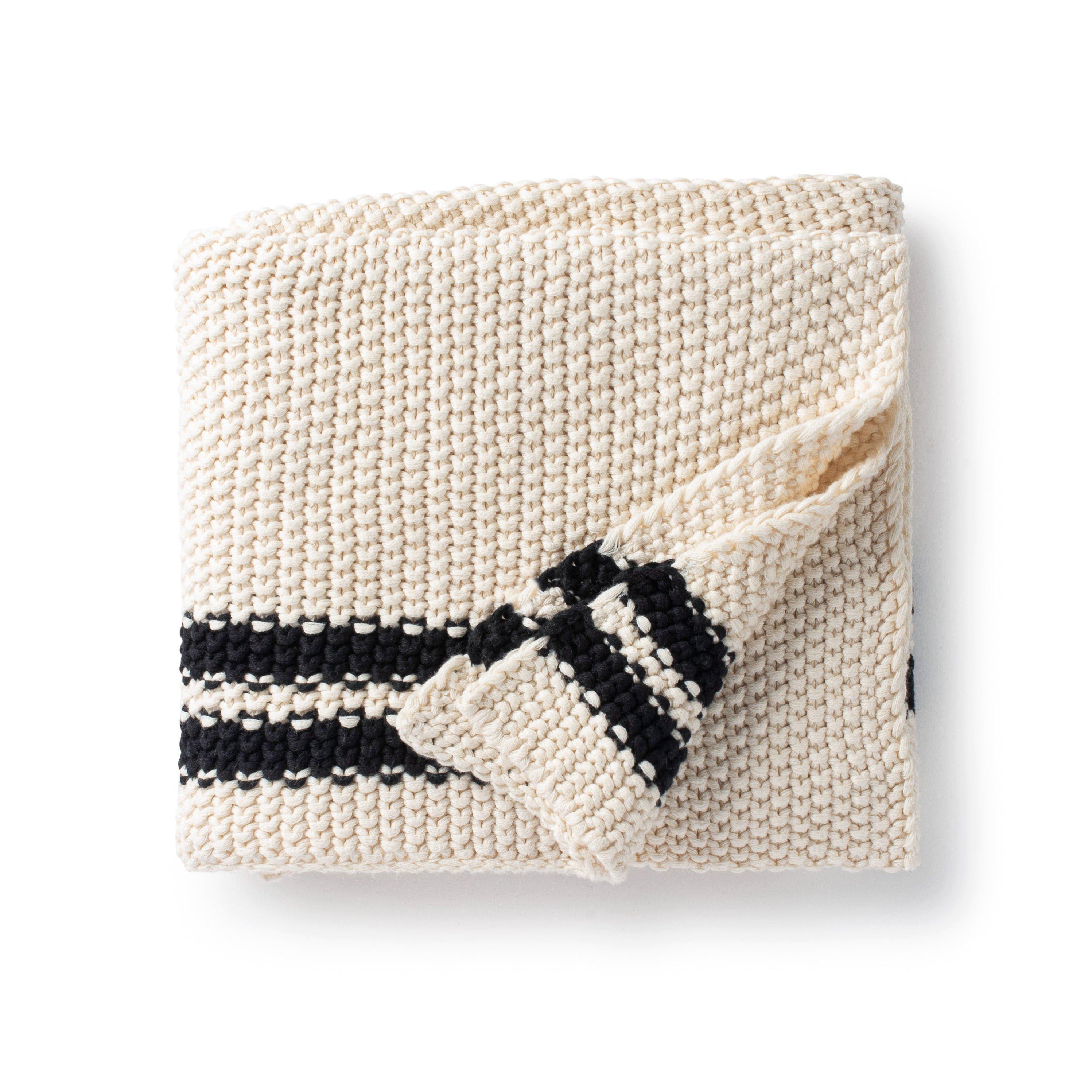 Marici Black Striped Baby Blanket image number 1