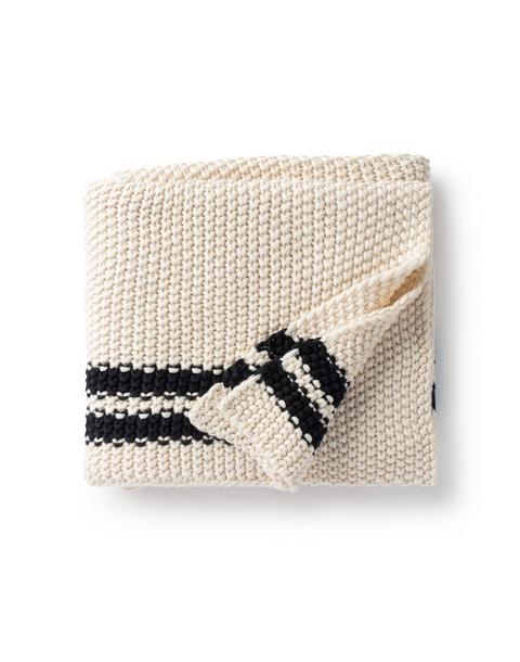 Marici Black Striped Baby Blanket