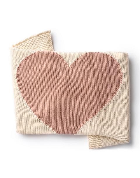 Pink Heart Baby Blanket