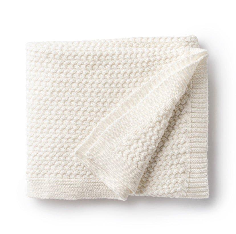Herringbone Cream Baby Blanket image number 1