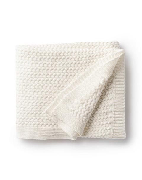 Herringbone Cream Baby Blanket