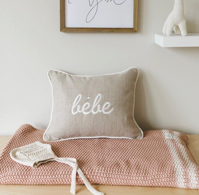Marici Pink Shell Striped Baby Blanket image number 1