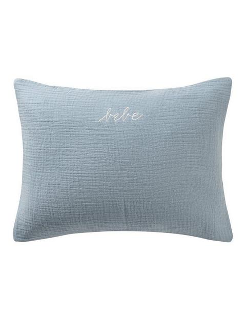 Gauze Linen Blue Bebe Sham