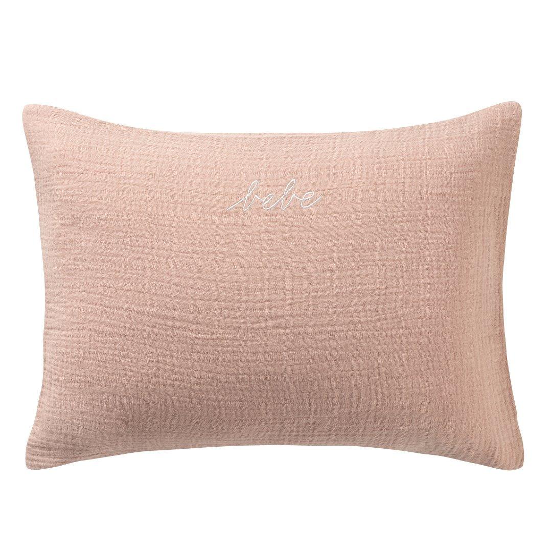 Gauze Linen Blush Bebe Sham