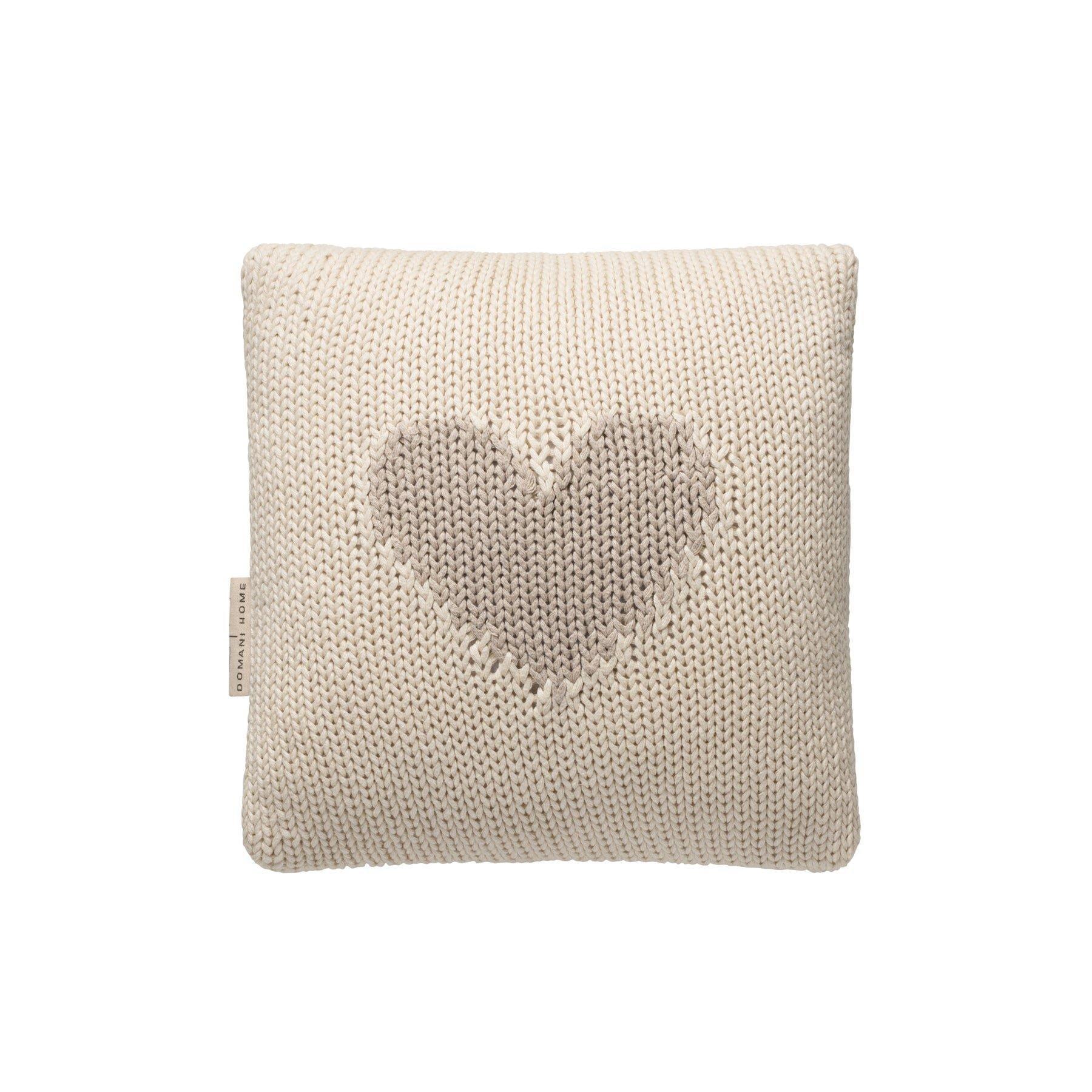 Mini Toss Grey Heart Cushion