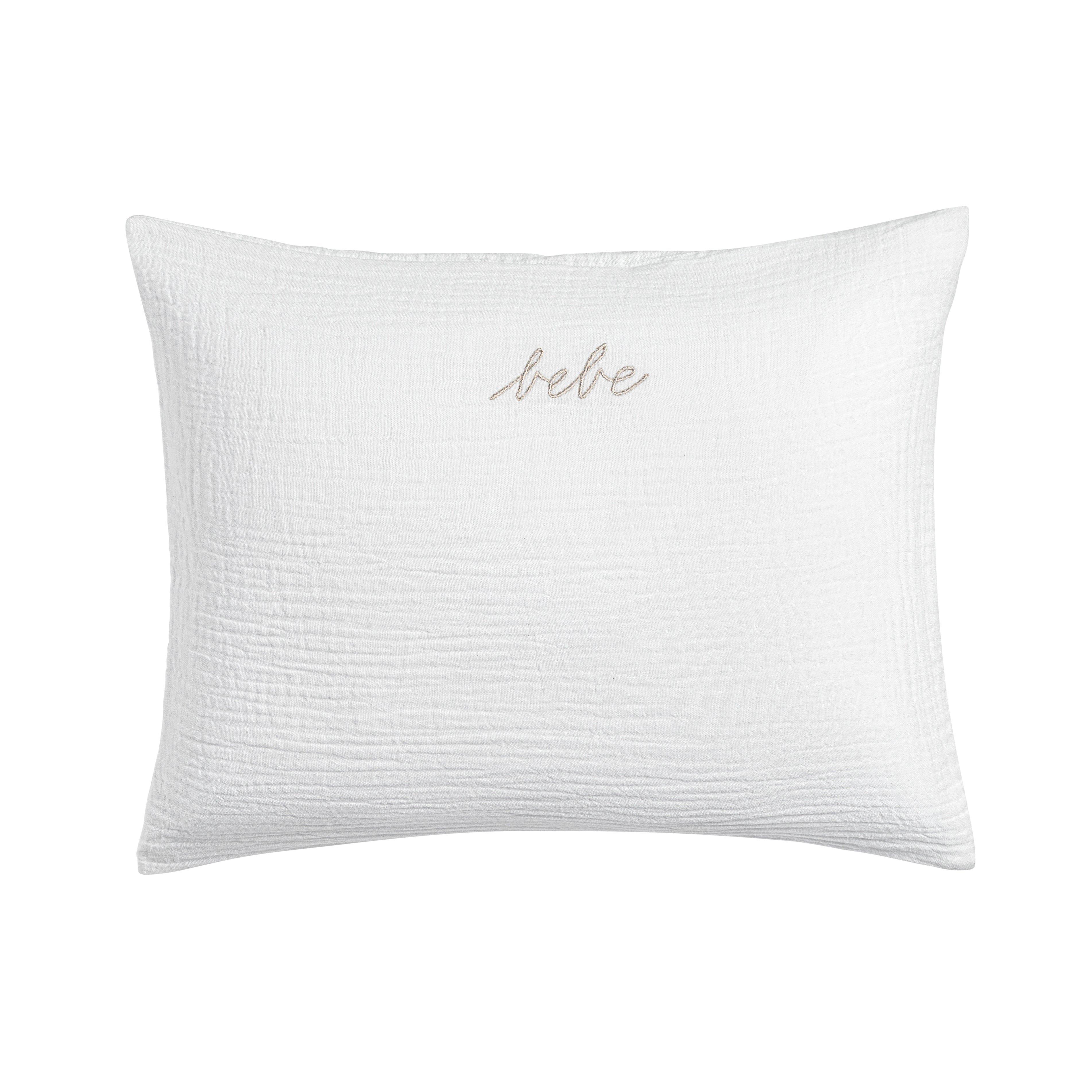 Gauze Linen White Bebe Sham
