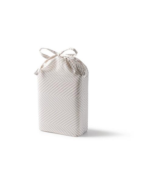 Leze Taupe 3 Piece Crib Set in Pouch