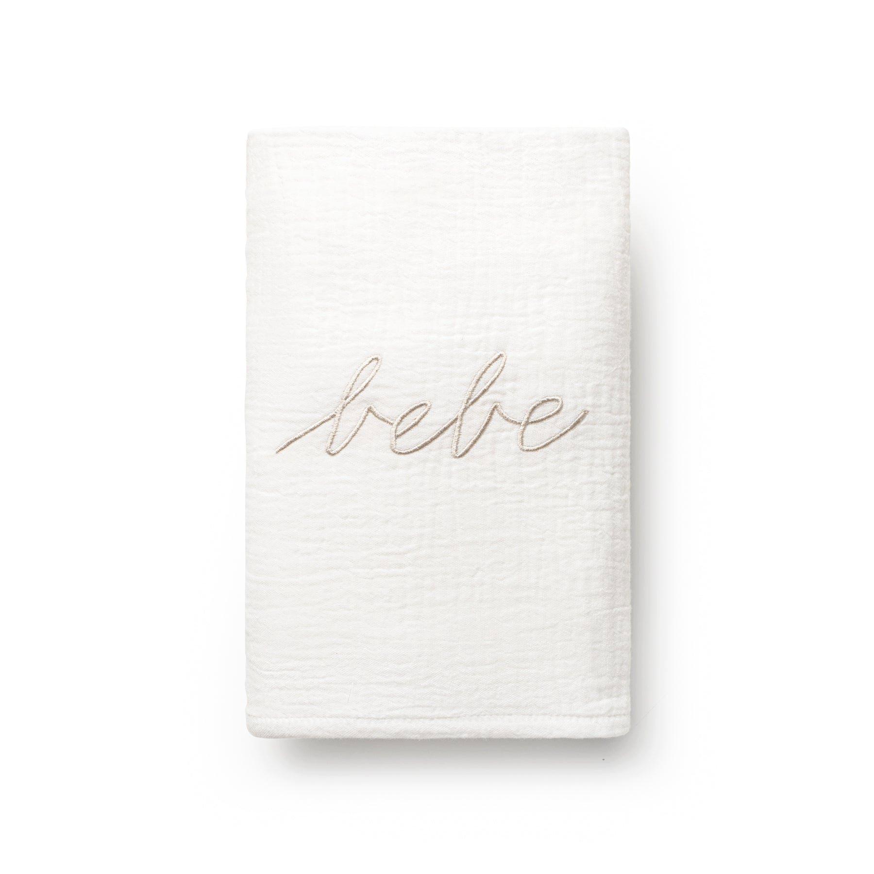 White Gauze Bebe Swaddle
