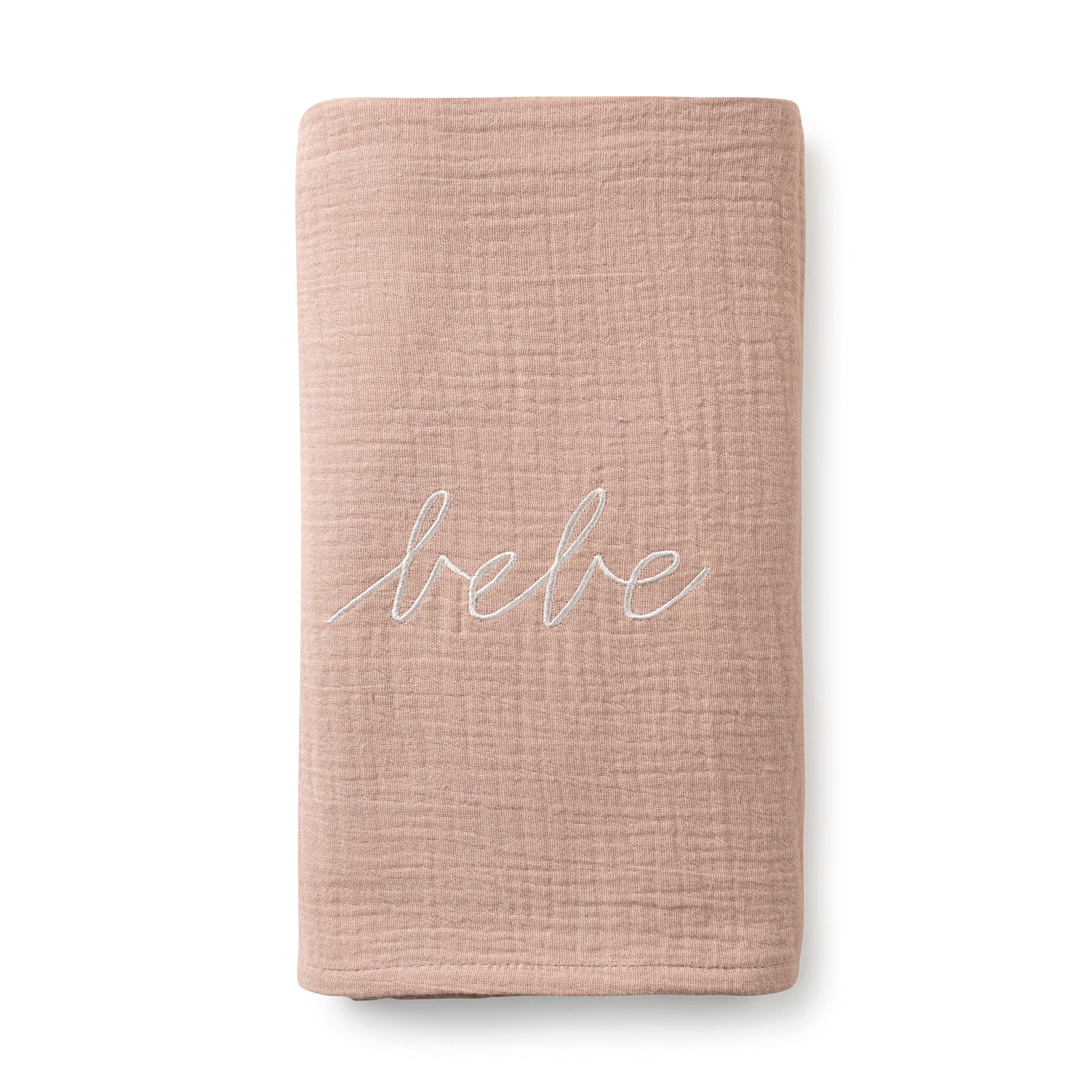 Blush Gauze Bebe Swaddle