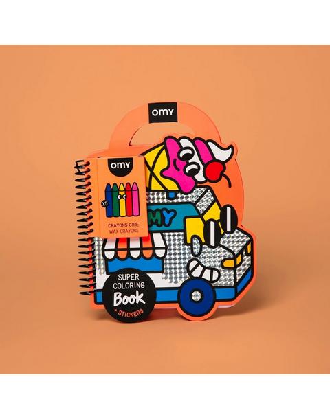 Yummy Super Coloring and Sticker Book