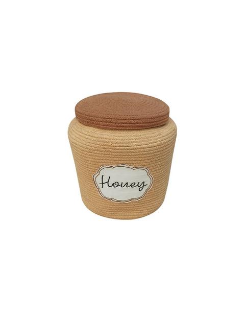 Basket Honey Pot