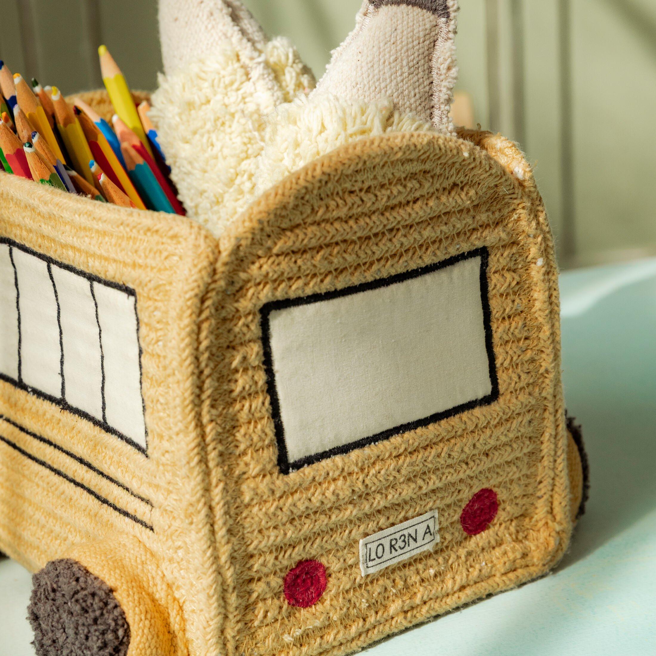 Basket Mini School Bus image number 4
