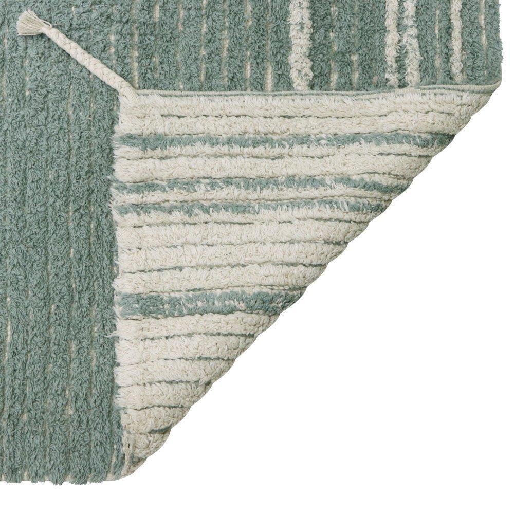 Reversible Washable Rug Twin Vintage Blue image number 4