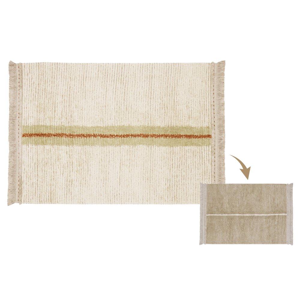 Reversible Washable Rug Duetto Sage image number 1