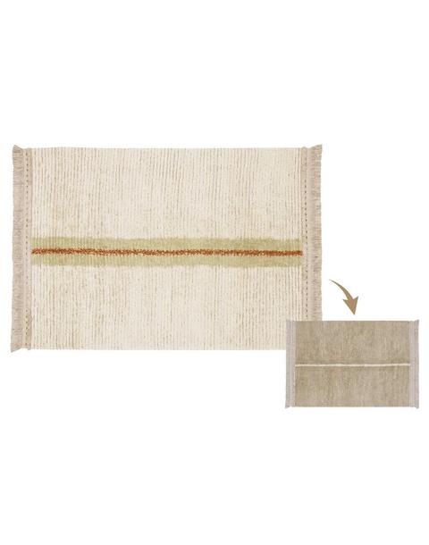 Reversible Washable Rug Duetto Sage