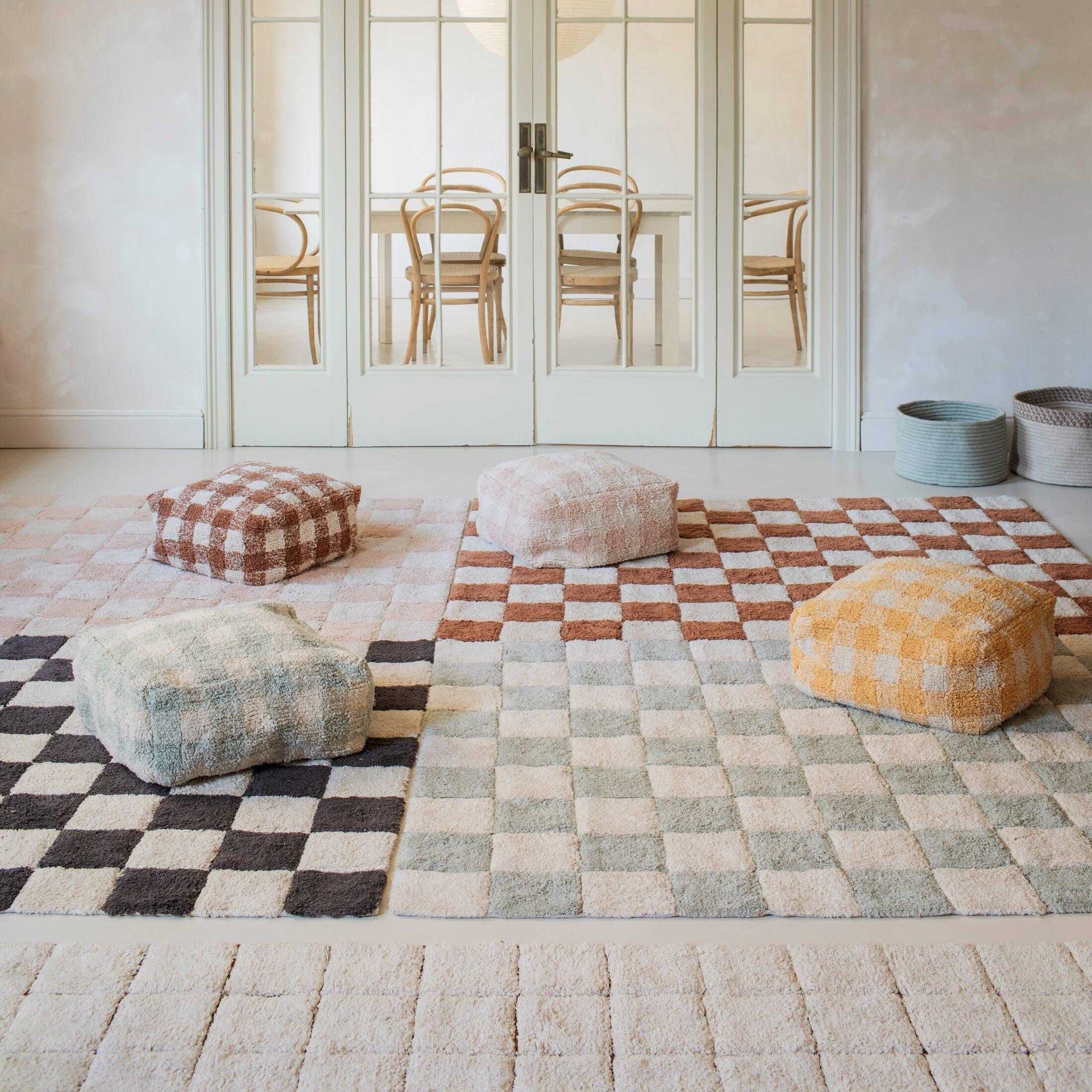 Washable Rug Kitchen Tiles Rose image number 1
