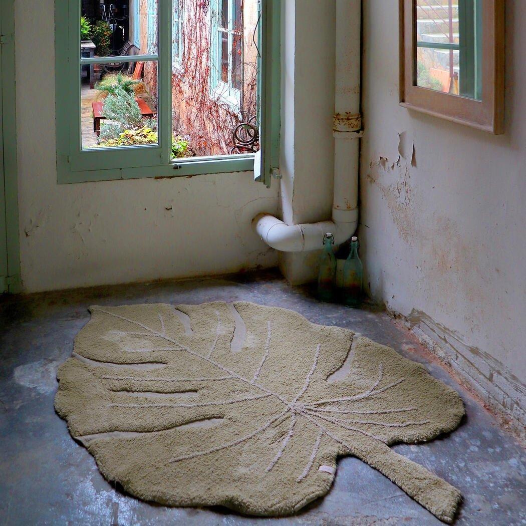 Washable Rug Monstera Olive image number 4