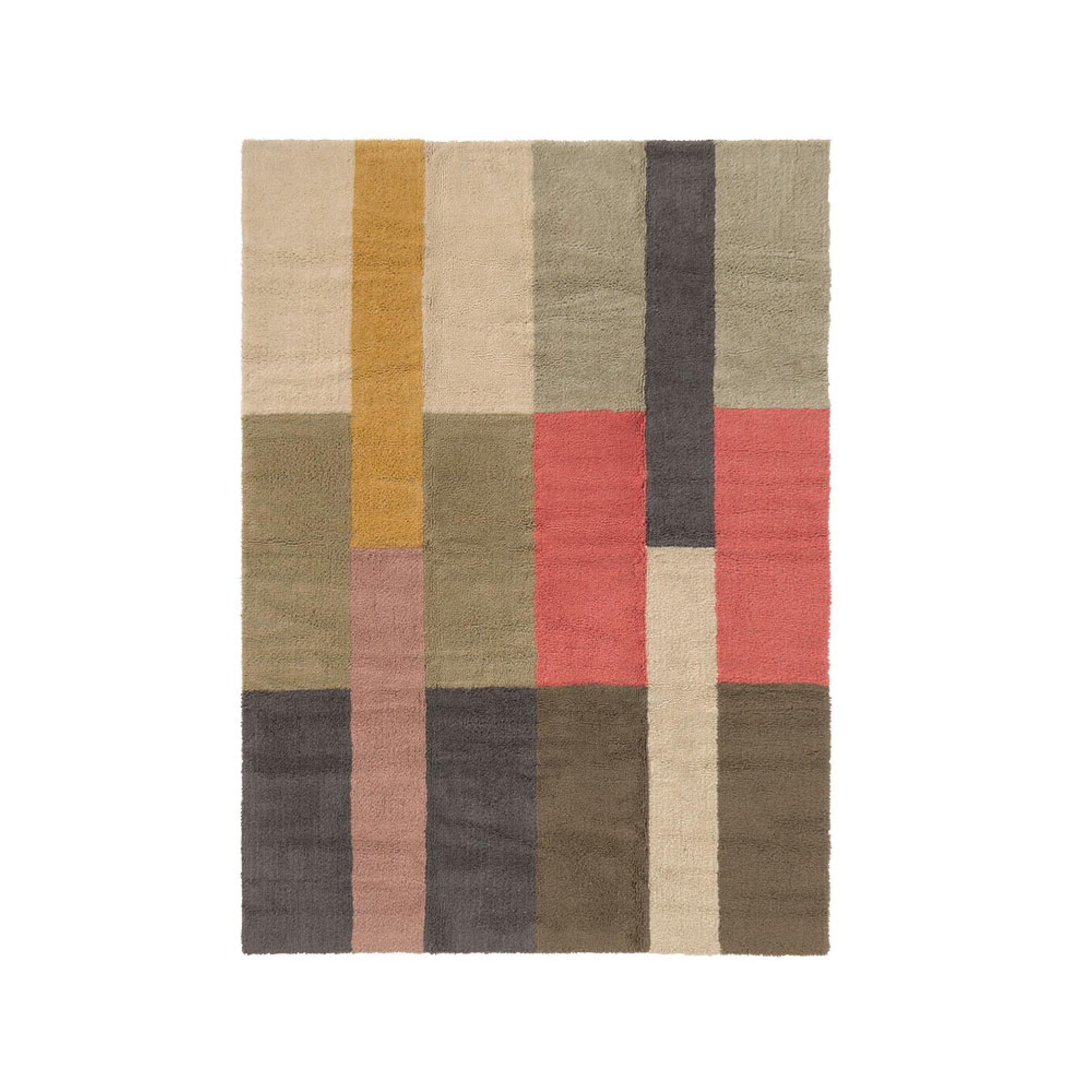 Wool Area Rug Chroma Palette