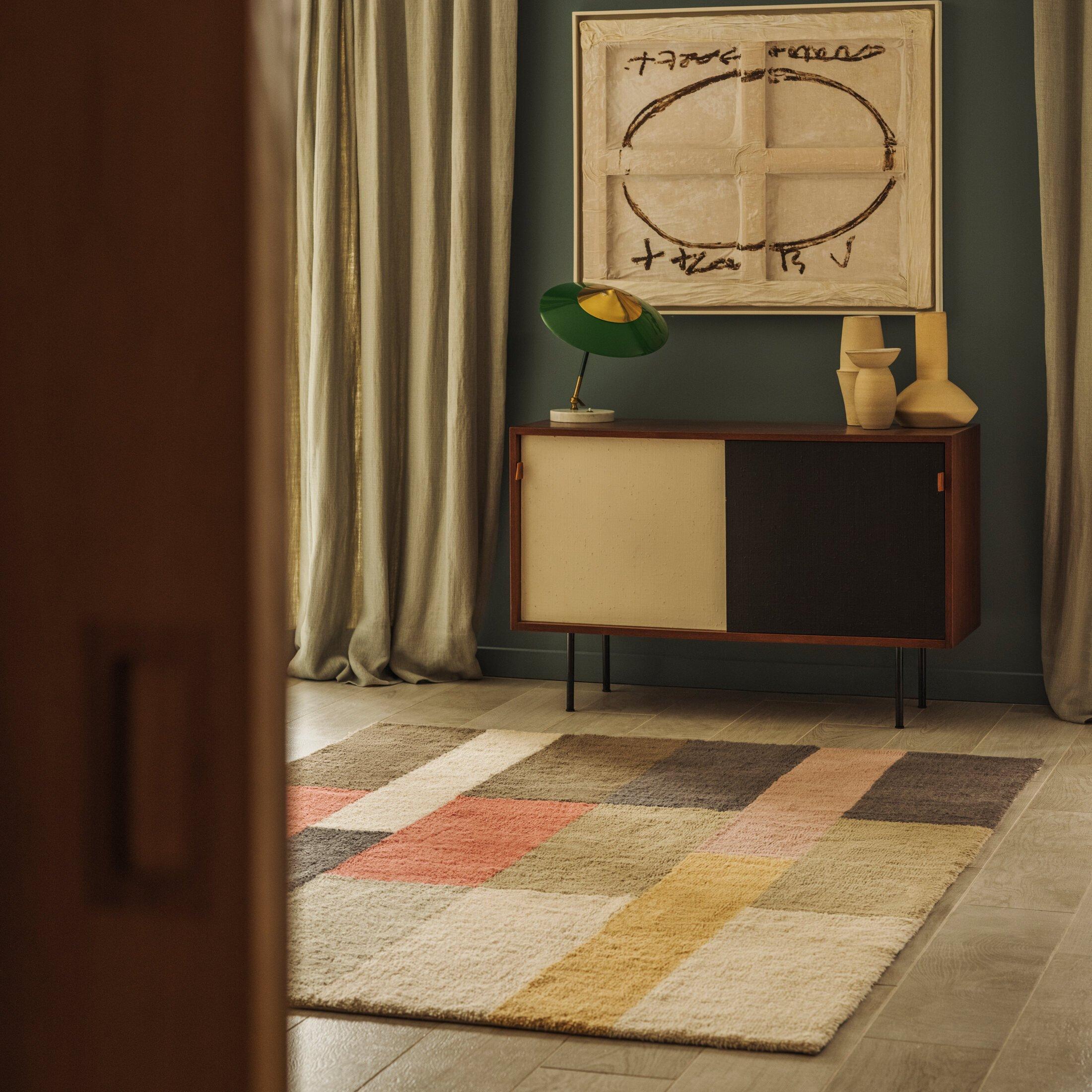 Wool Area Rug Chroma Palette image number 4