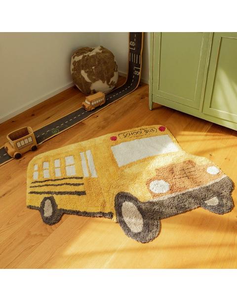Washable Rug School Bus