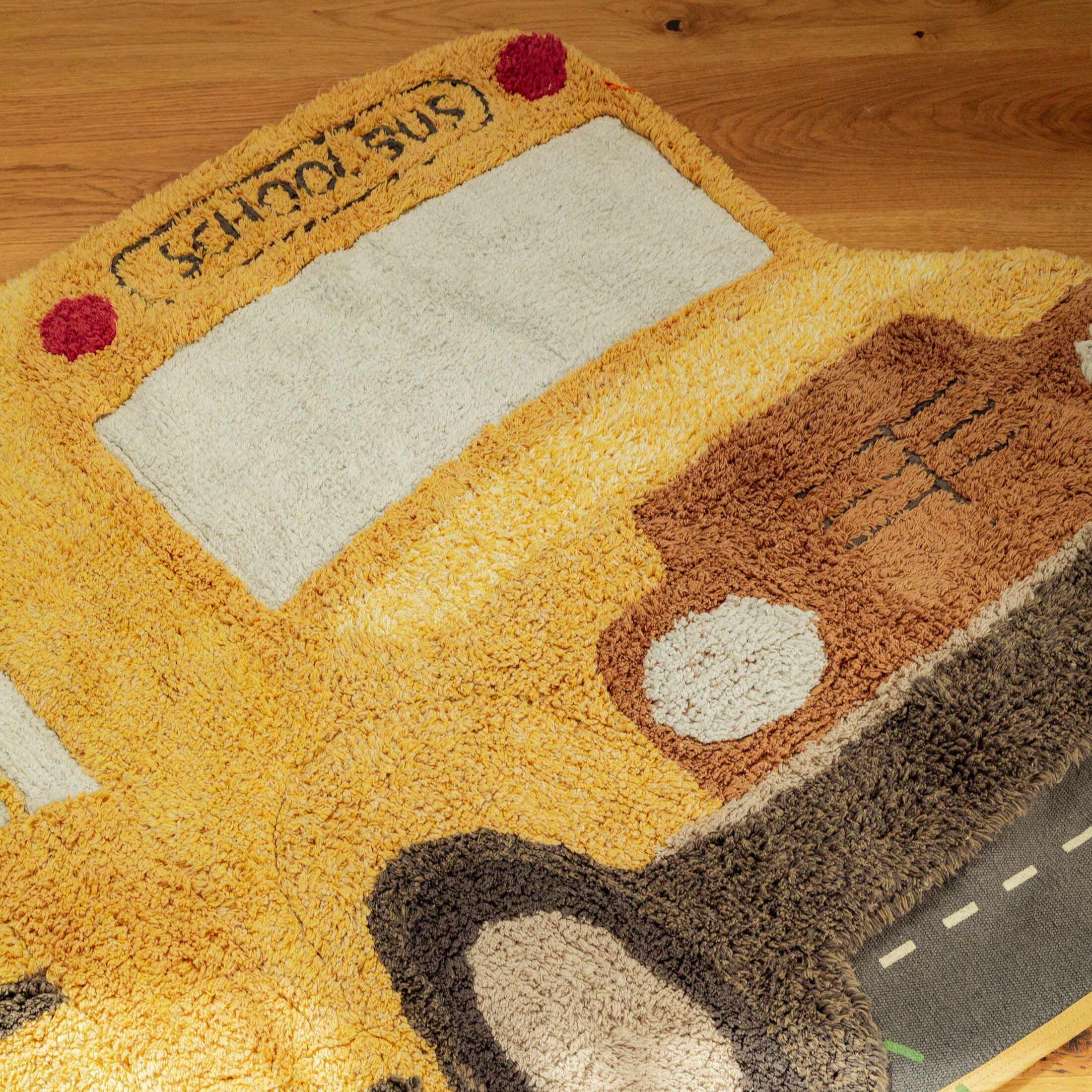 Washable Rug School Bus image number 2