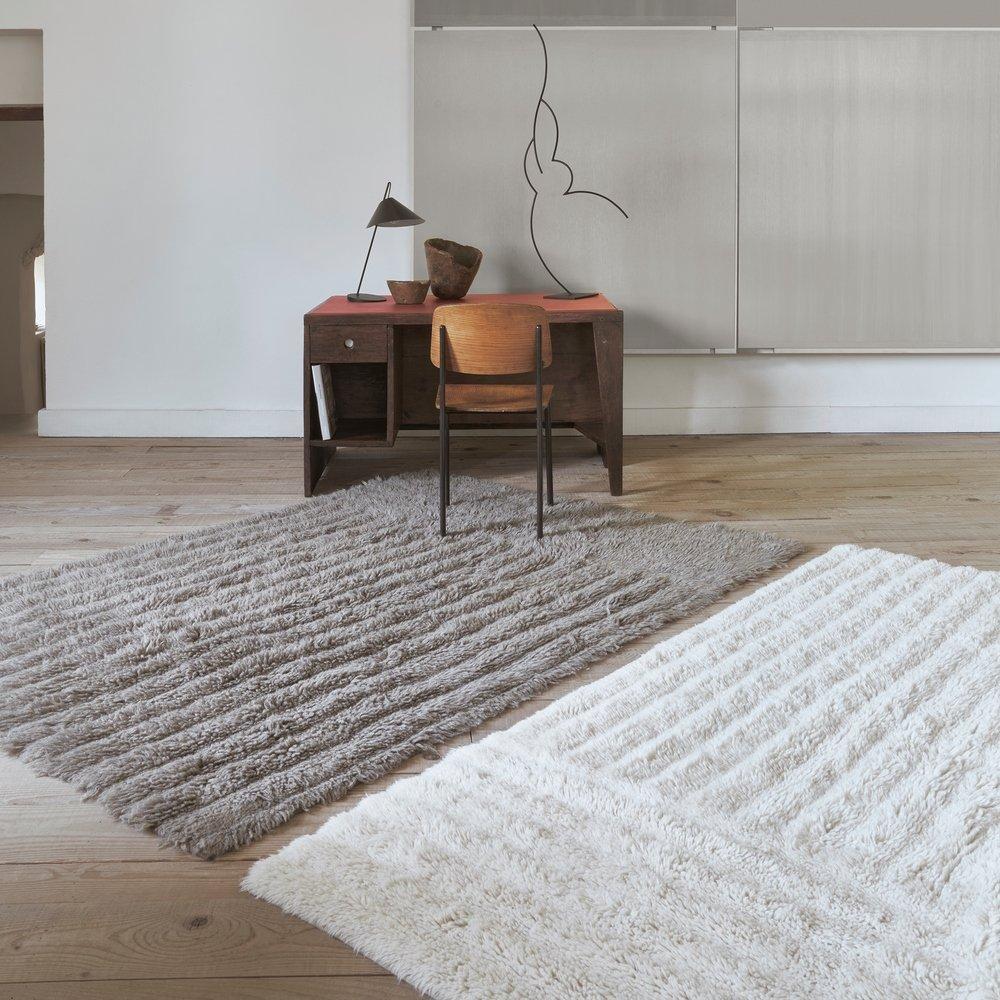 Woolable rug Dunes - Sheep White image number 1