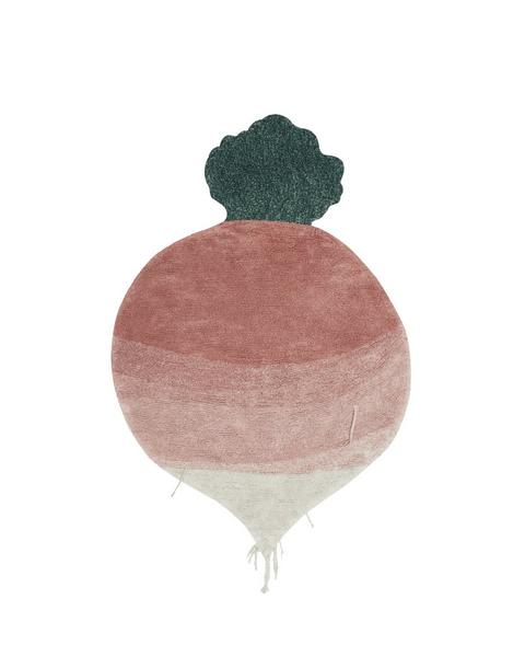 Washable rug Ramona the Radish