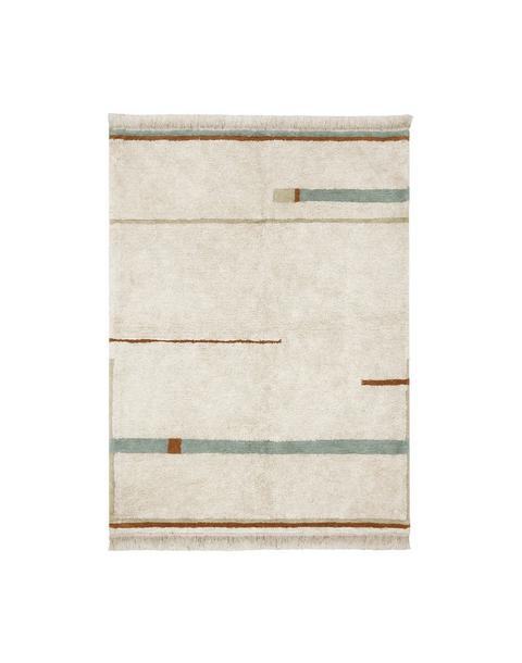 Washable Rug Lanes Vintage Blue